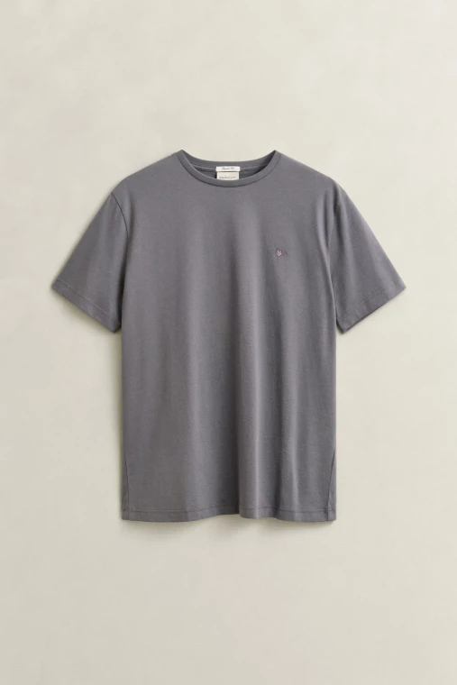 REG SHIELD SS T-SHIRT-MID GREY