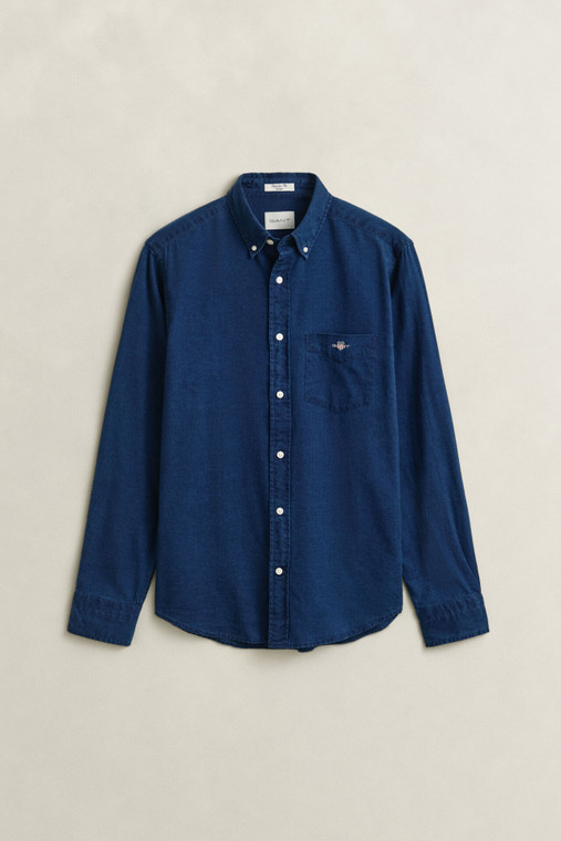 REG OXFORD INDIGO SHIRT-INDIGO