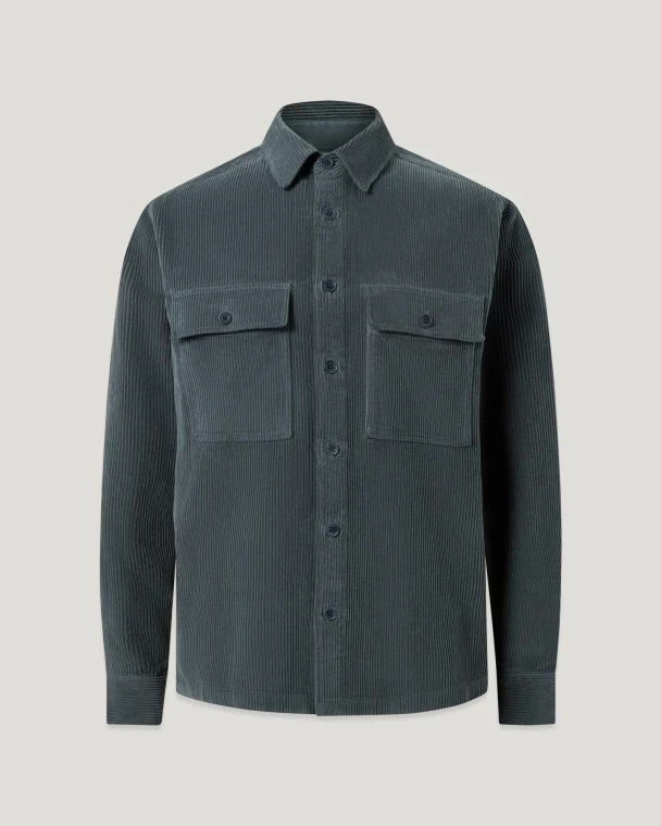 RAVINE COTTON CORDUROY-PETROL