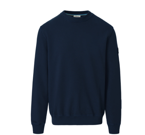 BADGE LOGO SWEATSHIRT-NAVY