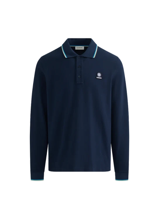 LS PLACKET PIQUE POLO-NAVY