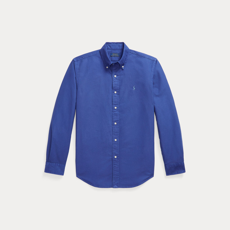 CUSTOM GARMENT DYED SHIRT-BLUE