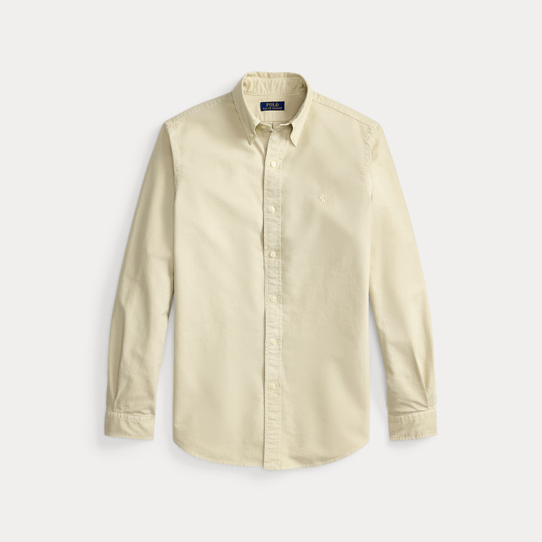 CUSTOM GARMENT DYED SHIRT-STONE