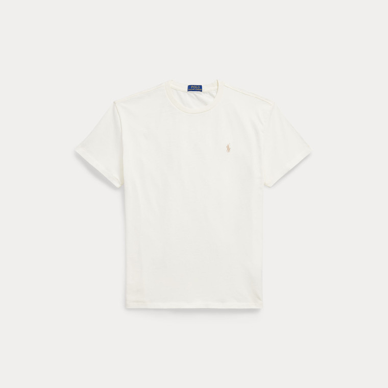 CLASSIC FIT JERSEY T-SHIRT-CREAM