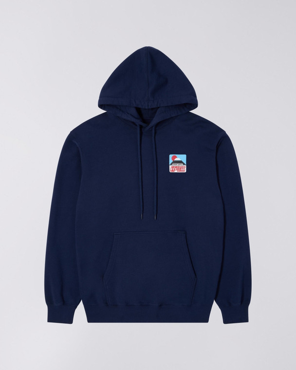 SUNSET ON FUJI SAN HOODIE-BLUE
