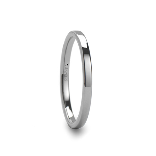 Diellena Pipe Cut Tungsten Carbide Ring at Rotunda Jewelers