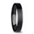 Way Women's Flat Black Ceramic Band with Brushed Center at Rotunda Jewelers