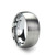 Rounded Brushed Finish Tungsten Carbide Ring