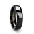 Oyster Rounded Black Tungsten Carbide Ring at Rotunda Jewelers