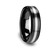 Sedum Brushed Black Ceramic Band with Tungsten Inlay at Rotunda Jewelers Sedum Brushed Black Ceramic Band with Tungsten Inlay at Rotunda Jewelers