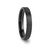 Xerophyllum Black Pipe Cut Tungsten Carbide Band with Brushed Finish at Rotunda Jewelers