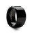 Beaked Black Tungsten Carbide Ring at Rotunda Jewelers