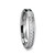 Tungsten Carbide Ring with White Carbon Fiber Inlay