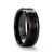 Lycopodium Black Ceramic Band with Black & Red Carbon Fiber Inlay at Rotunda Jewelers