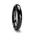 Primula Diamond Faceted Black Tungsten Carbide Ring at Rotunda Jewelers