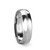 Domed Tungsten Carbide Band with Satin Stripe