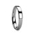 Appalachian Pipe Cut White Tungsten Carbide Band with Polished Finish at Rotunda Jewelers