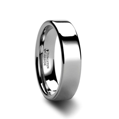 Pipe Cut Tungsten Carbide Tungsten Ring Rotunda Jewelers