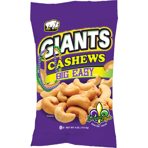 Big Easy Flavored Cashews - GIANTS