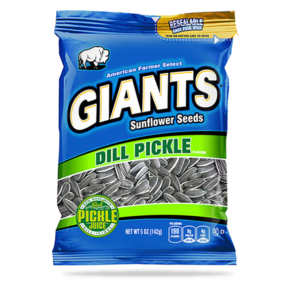 Dill Pickle Flavored Sunflower Seeds GIANTS