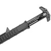 Top view of Radian Raptor ambidextrous charging handle with Primary Weapons Systems logo on PWS MOD2 lightweight upper receiver with eliminated forward assist