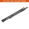 Complete view of Primary Weapons MOD2 MK114 upper receiver with 14.5 inch barrel, pinned/welded silencer mount, MLOK handguard, front Picatinny front rail sections