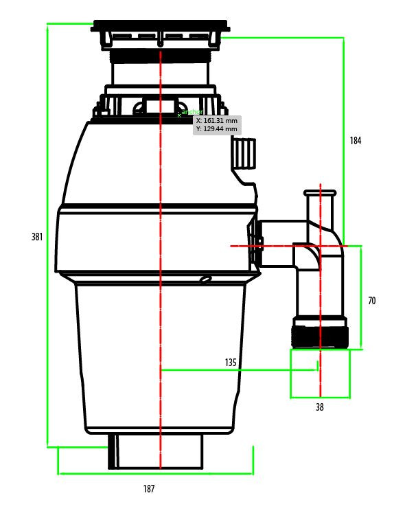 Parmco GD2 Waste Disposal Smyths Living