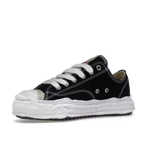 Maison Mihara Hank OG Sole Canvas Low Black/Black