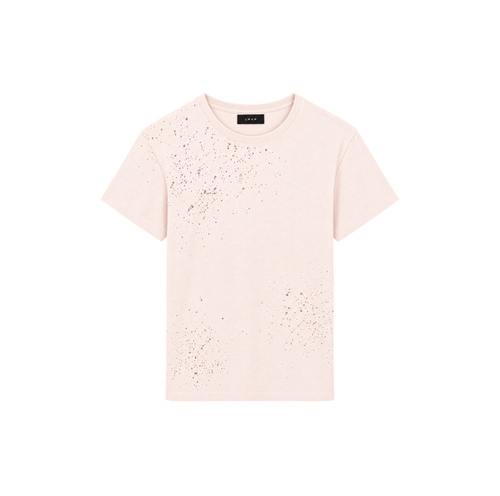 Amiri Shotgun T-shirt PINK AND WHITE