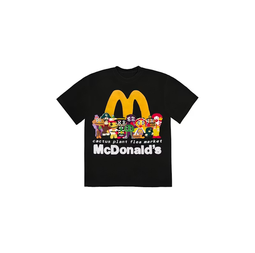 Cactus Plant Flea Market x Mcdonalds Cactus Buddy Tee Black