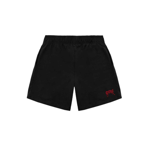 Revenge Embroidered Sweatshorts Black