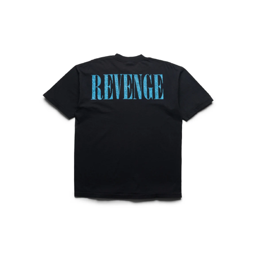 Revenge Silver Tee Black