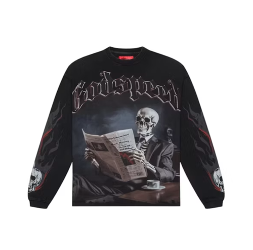Black Monday L/S Tee Black