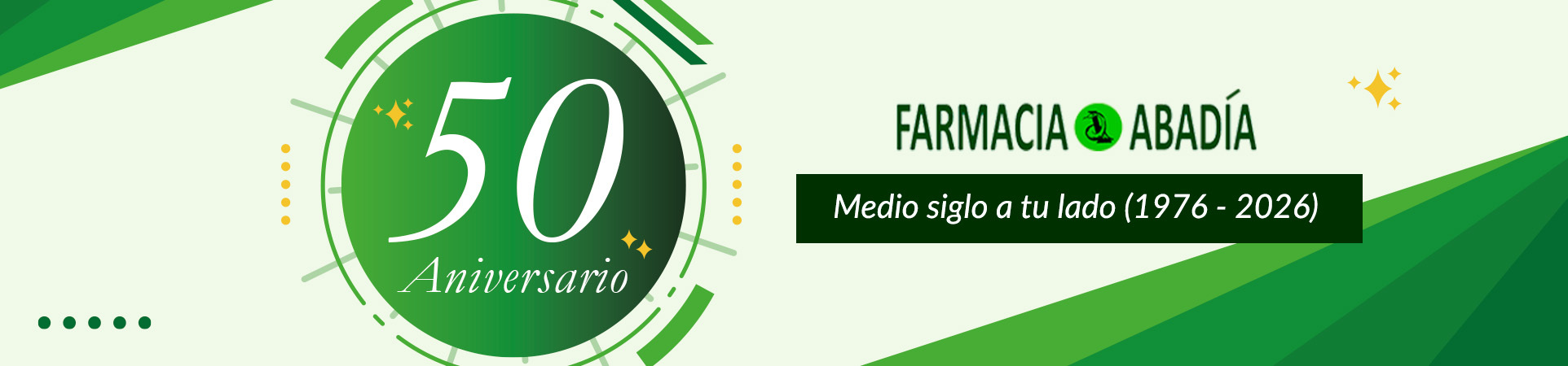 50 aniversario farmacia abadía