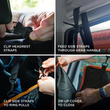 How to install dog car seat cover