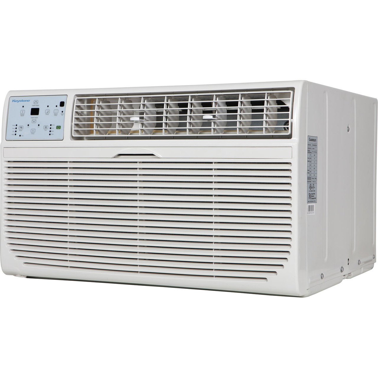Keystone 10,000 BTU 230V Through-the-Wall Air Conditioner with 10600 BTU  Supplemental Heat Capability
