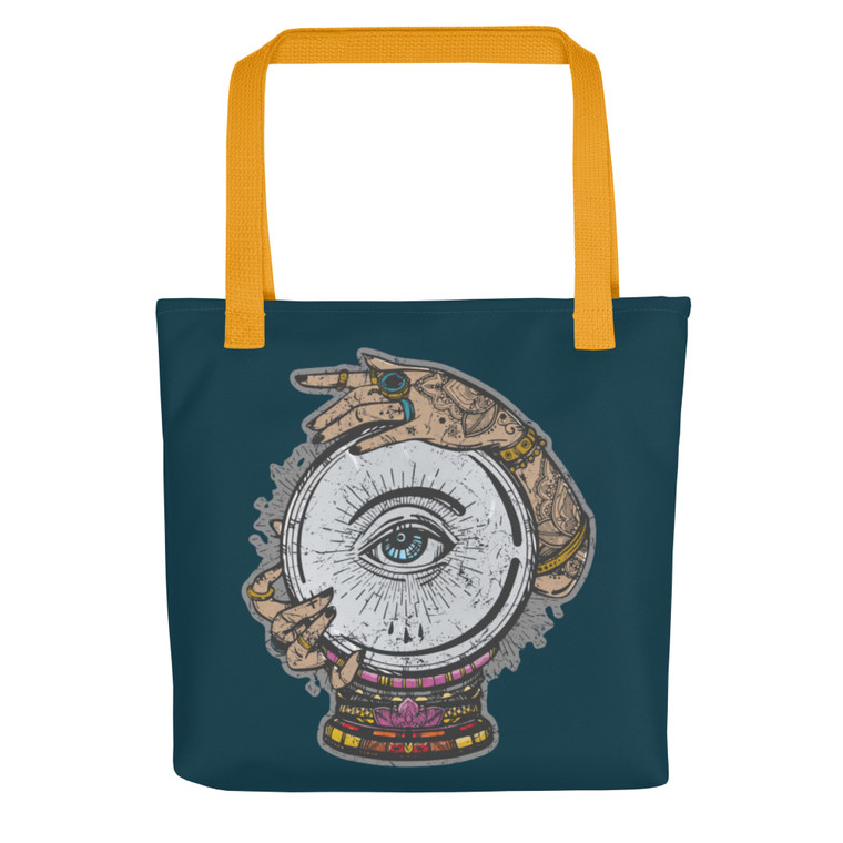 All Seeing Eye Crystal Ball Tote Bag