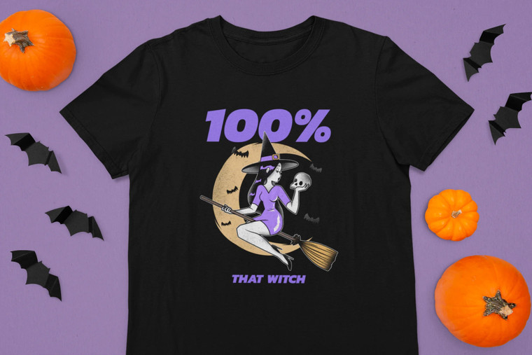 Women's 100% That Witch Short-Sleeve  T-Shirt