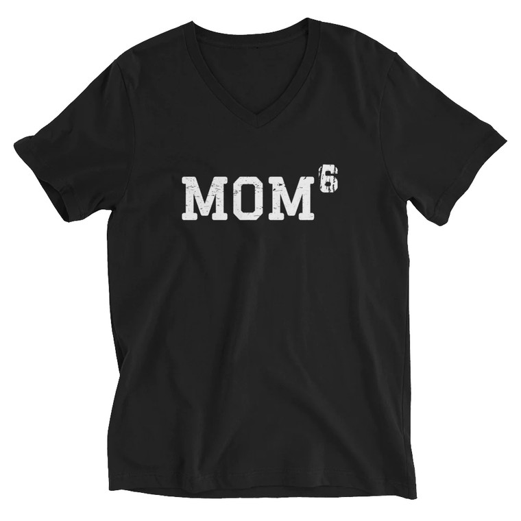 Mom 6 Short Sleeve V-Neck T-Shirt-1