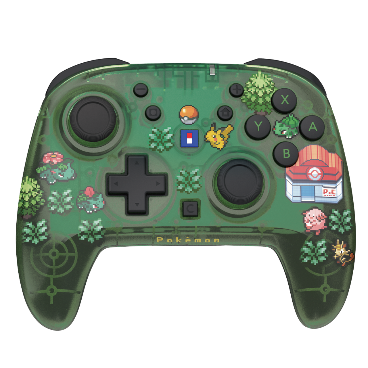Wireless HORIPAD Turbo (Pokémon Pixel Green) for Nintendo Switch