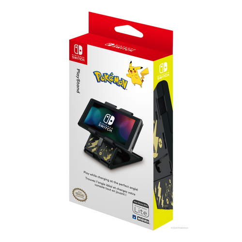 Hori Nintendo Switch D-Pad Controller (L) (Pokemon: Black & Gold Pikachu)  By - Officially Licensed By Nintendo and the Pokemon Company International  