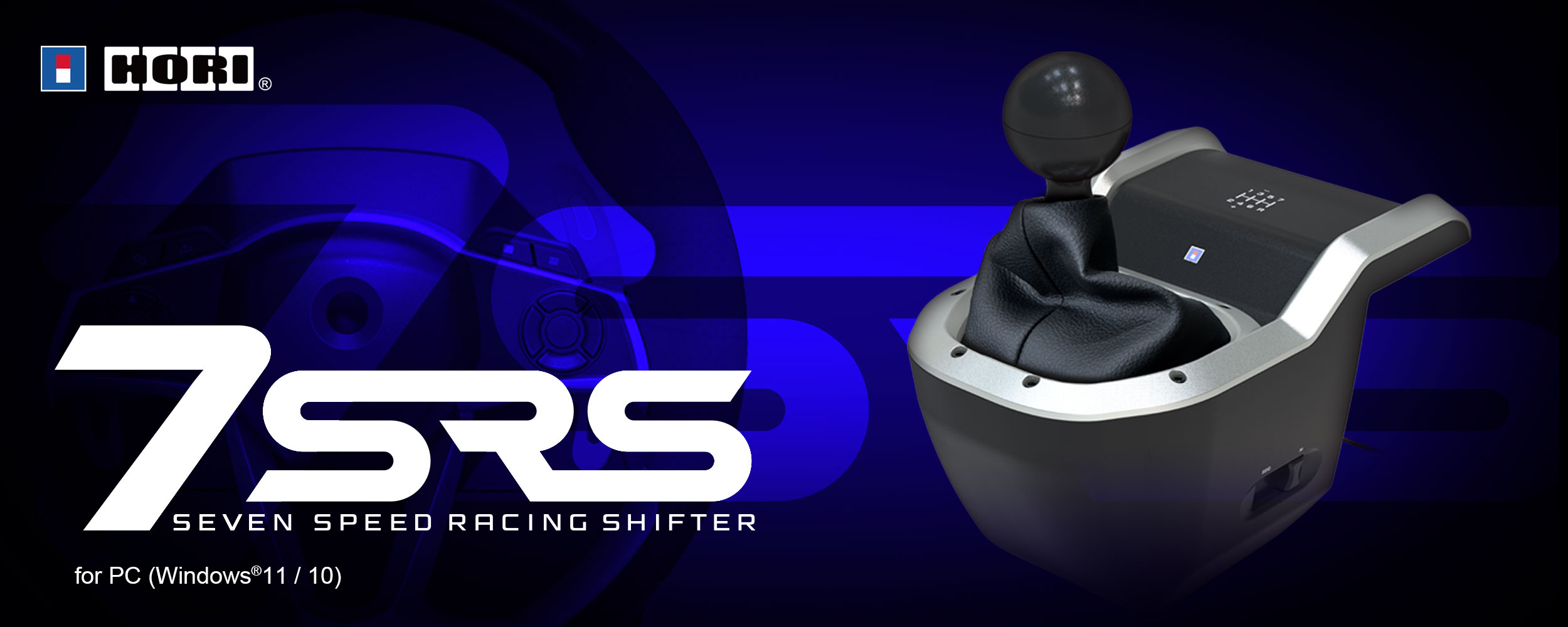 7-Speed Racing Shifter for PC (Windows 11/10) - HORI USA