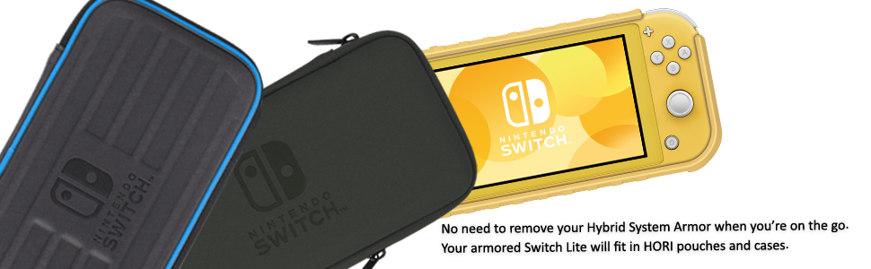 HORI Cover protettiva ibrida turchese PER SWITCH LITE