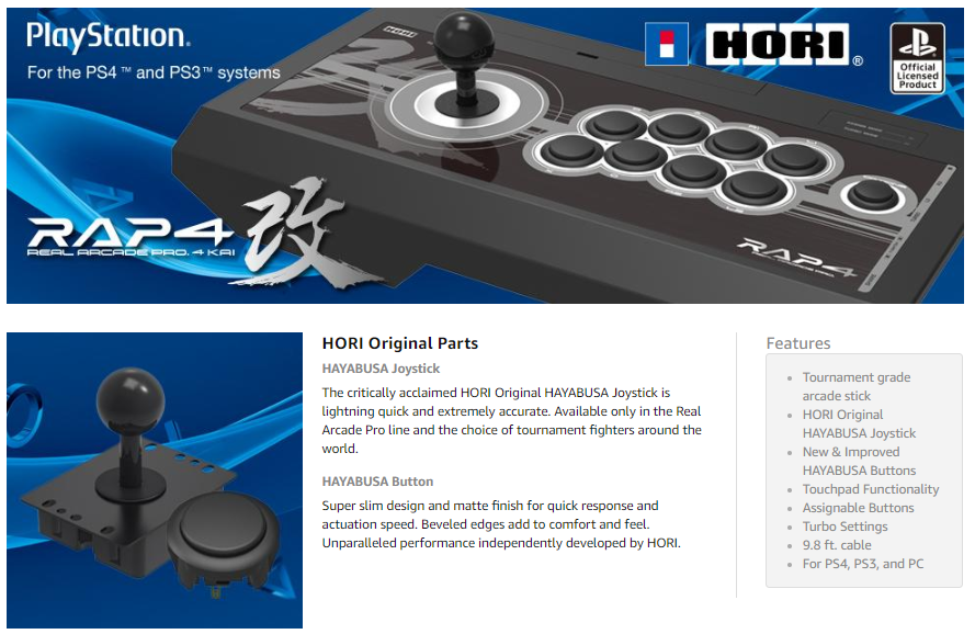 hori real arcade pro 4