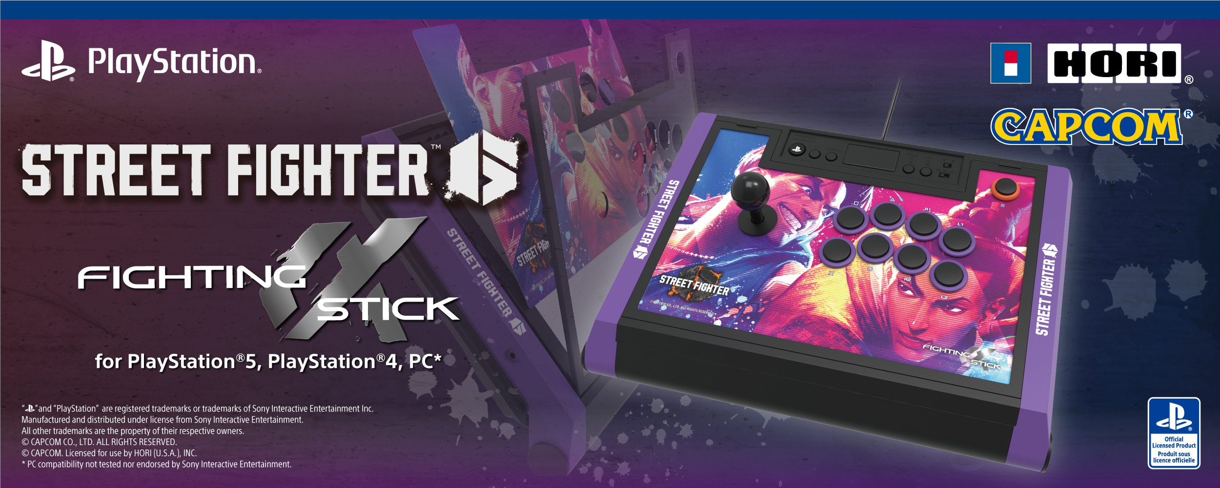 HORI USA on X: It's official! Fighting Stick α Street Fighter™ 6 for  PlayStation®5, PlayStation®4 & PC hits the streets June 2nd. Includes  downloadable panel art of all 18 main roster fighters! @