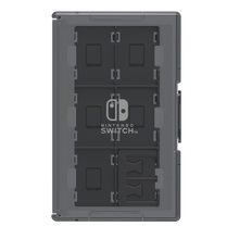 (Black) 24 Case Game Card Switch - for USA HORI Nintendo