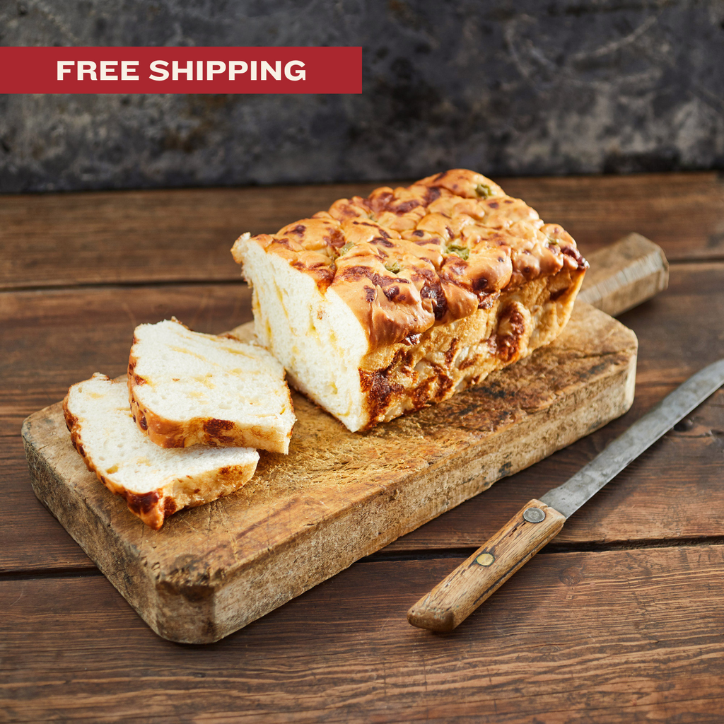 Goode Co's homemade Jalapeño Cheese Bread now with free shipping!