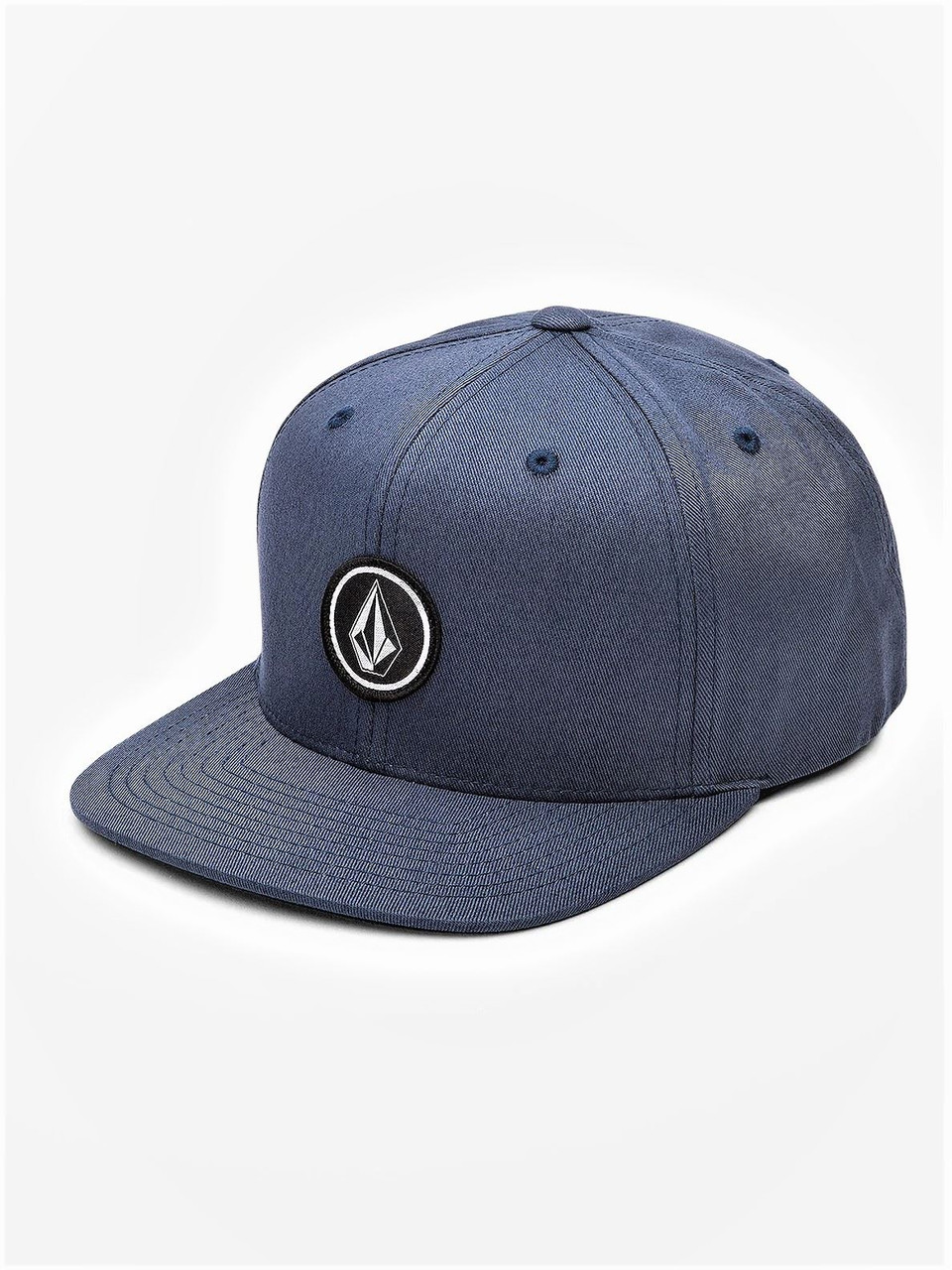 Blue Volcom Mens Quarter Twill Snapback Hat ONE Size 