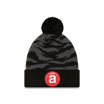 New Era Men's Tiger Bobble Beanie ~ Aprila Black