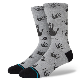 Stance Men's Crew Socks size L ~ house of mandela grey